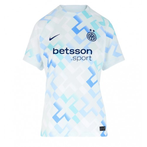 Stroje piłkarskie Inter Milan Koszulka Wyjazdowej dla damskie 2025-26 Krótki Rękaw